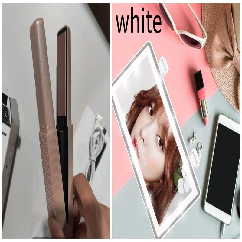 Cordless USB Hair Straightener and Curler