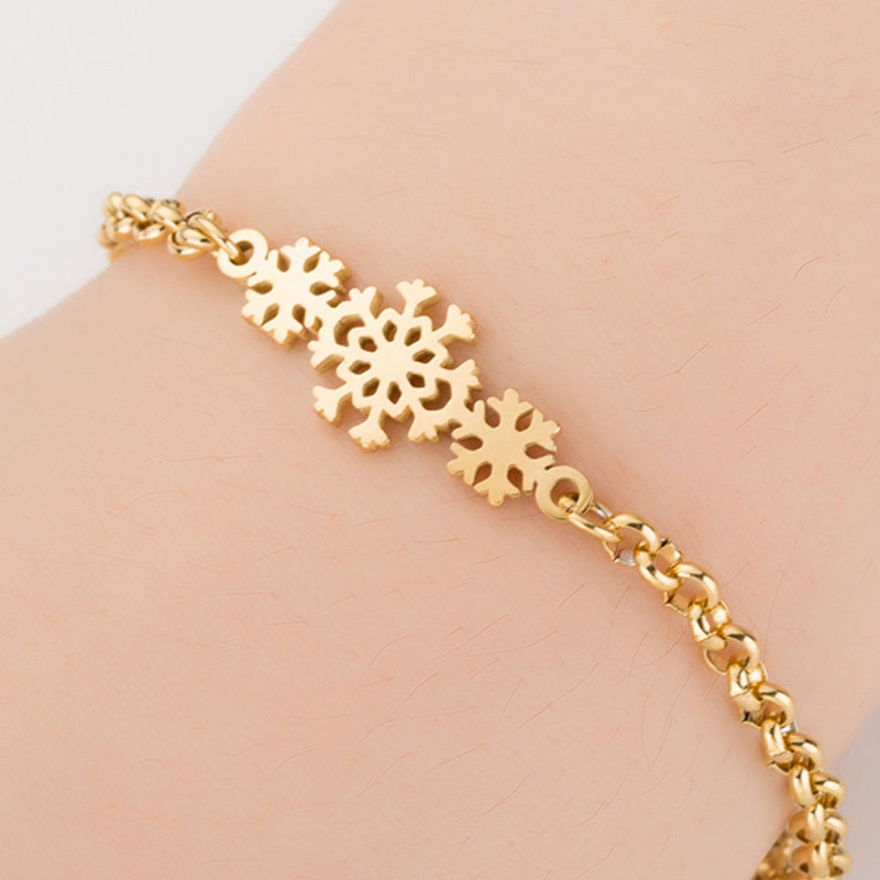 Gold Charm Bracelet for Women