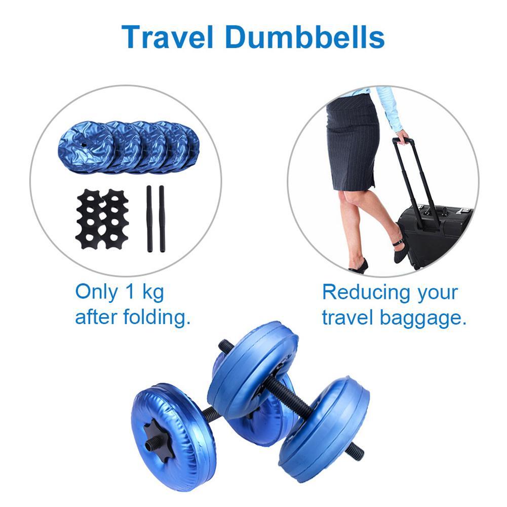 Water filled dumbbells