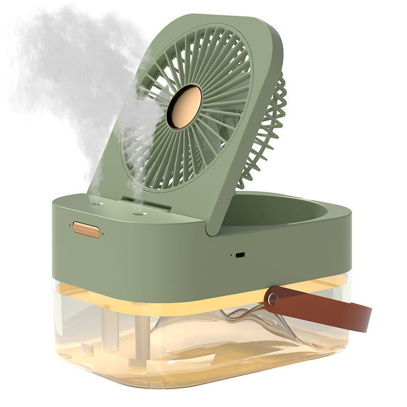 Air Cooling Fan with Mist and Light