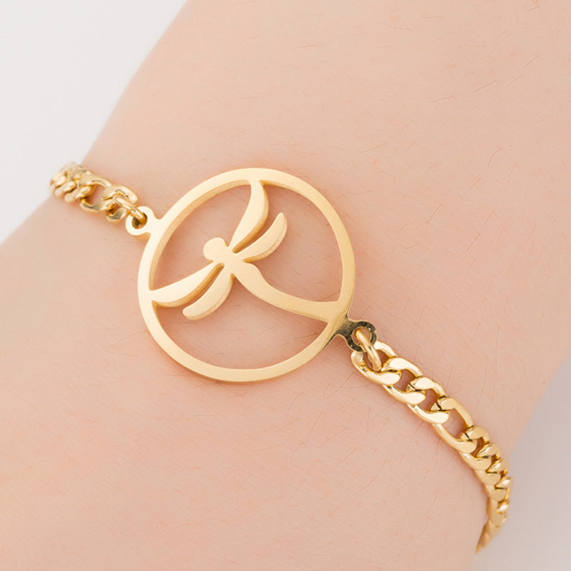 Gold Charm Bracelet for Women