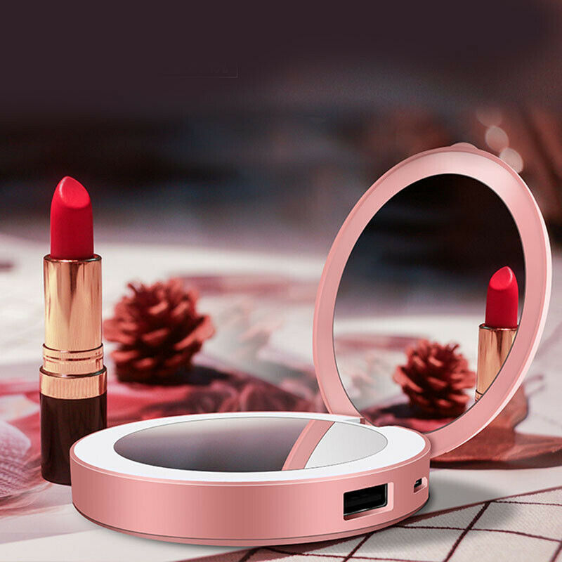 Portable Makeup Mirror with Light