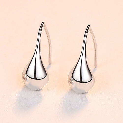 Authentic Sterling Silver Waterdrop Earrings