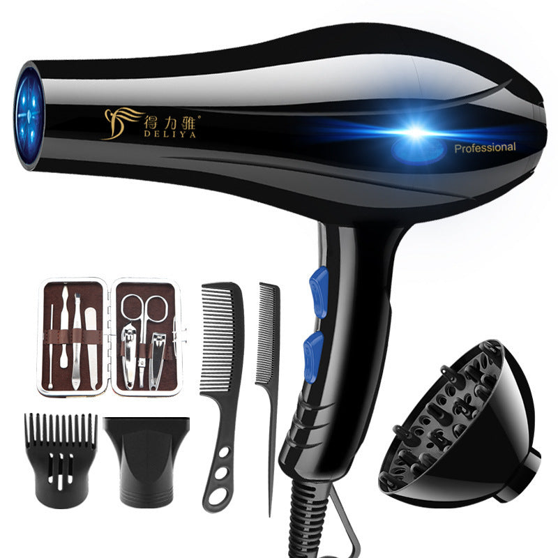 High-Power Hair Dryer with Blue Light Negative Ion