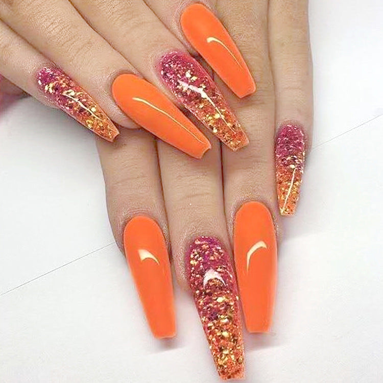 Long Pointed Ballet Nails