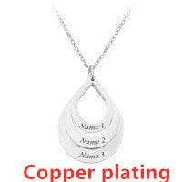 Personalized Family Necklaces Customized Engraved