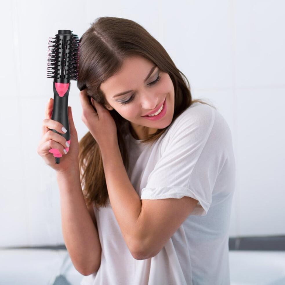 One-Step Electric Hair Dryer and Straightener