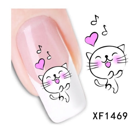 Watermark Nail Sticker