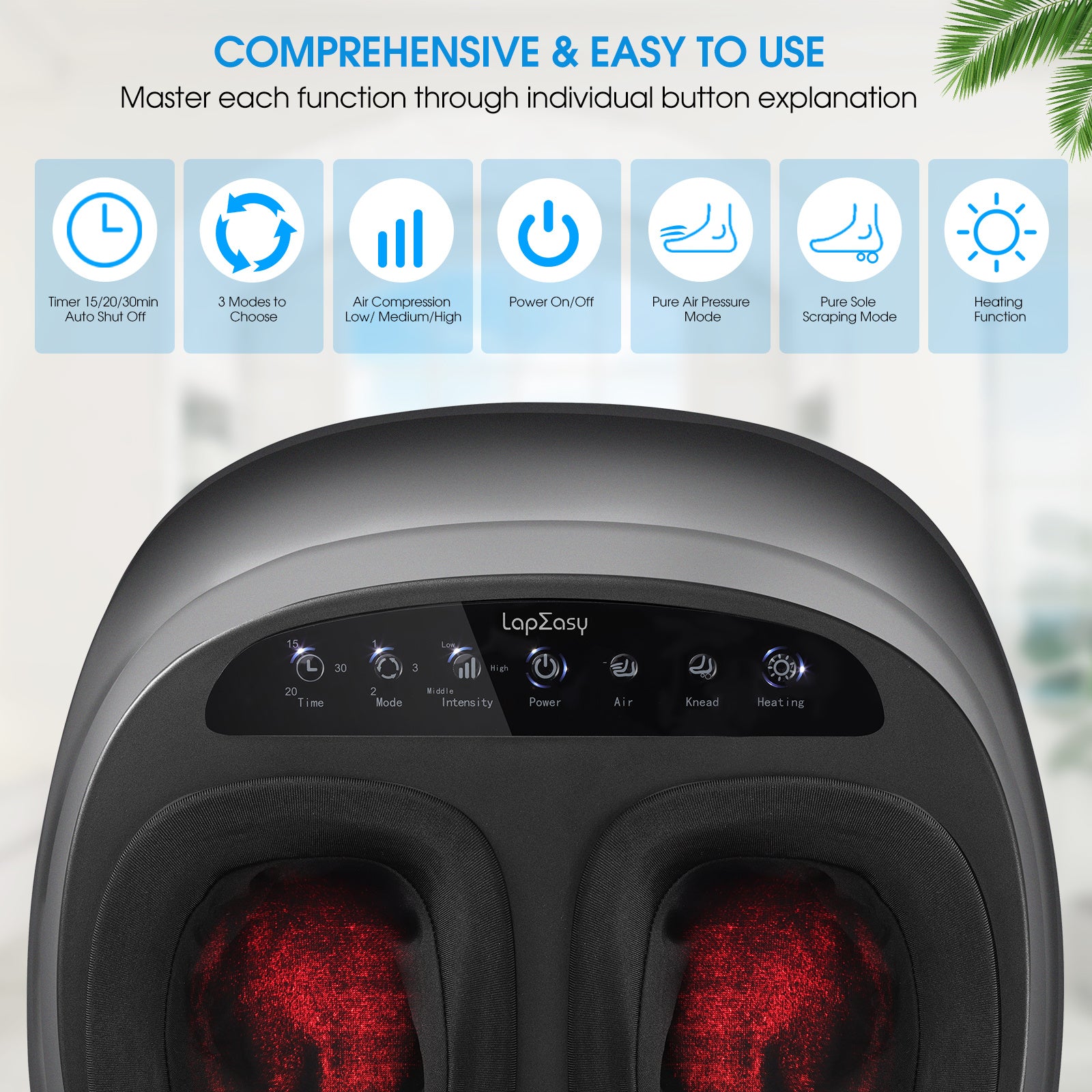 Shiatsu Foot Massager  With Heat