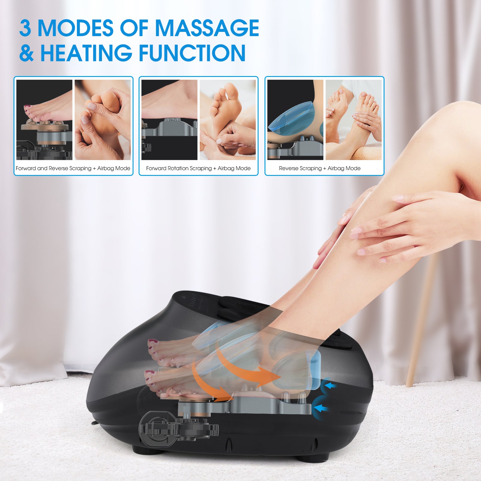 Shiatsu Foot Massager  With Heat