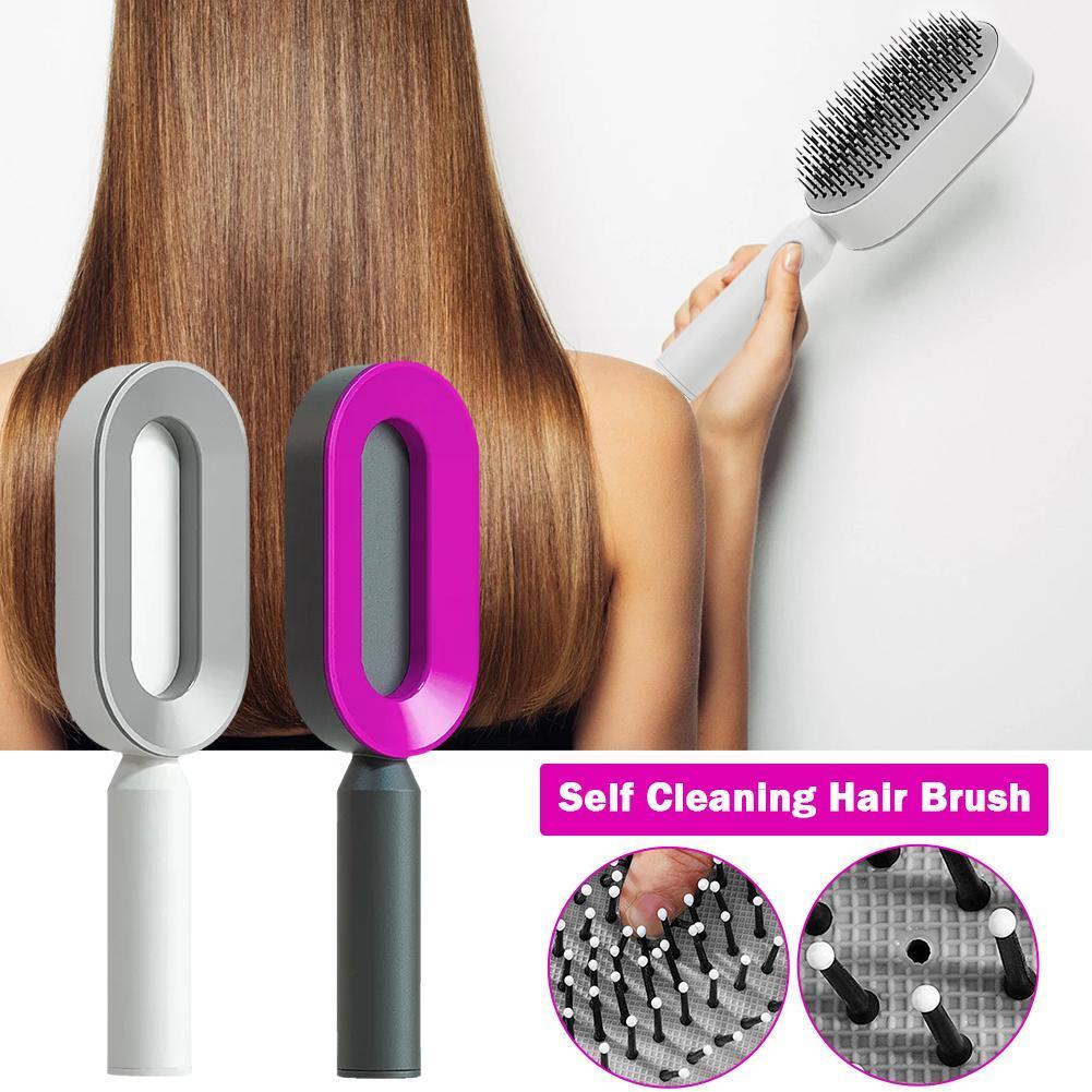 Self-Cleaning Hair Brush