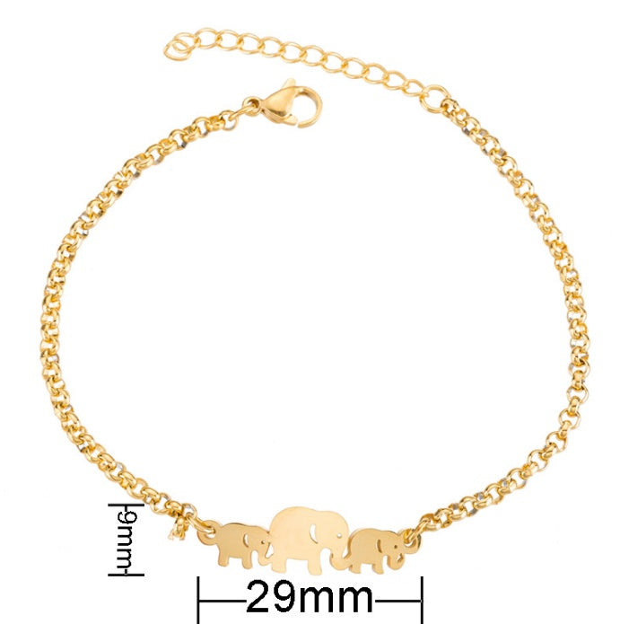 Gold Charm Bracelet for Women