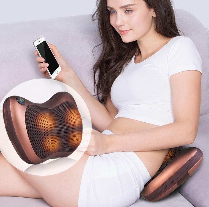 Electric Infrared Heating and Kneading Neck Massage Pillow