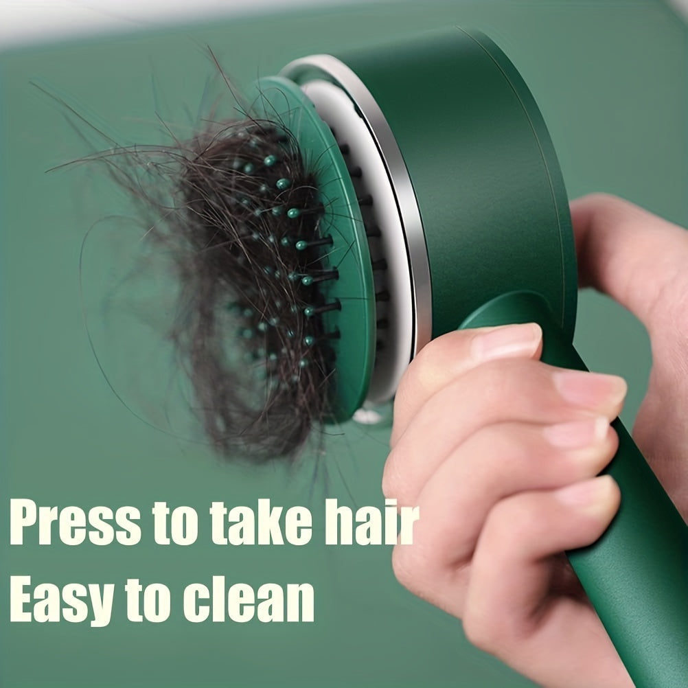 Anti-Static Self-cleaning Hair Brush