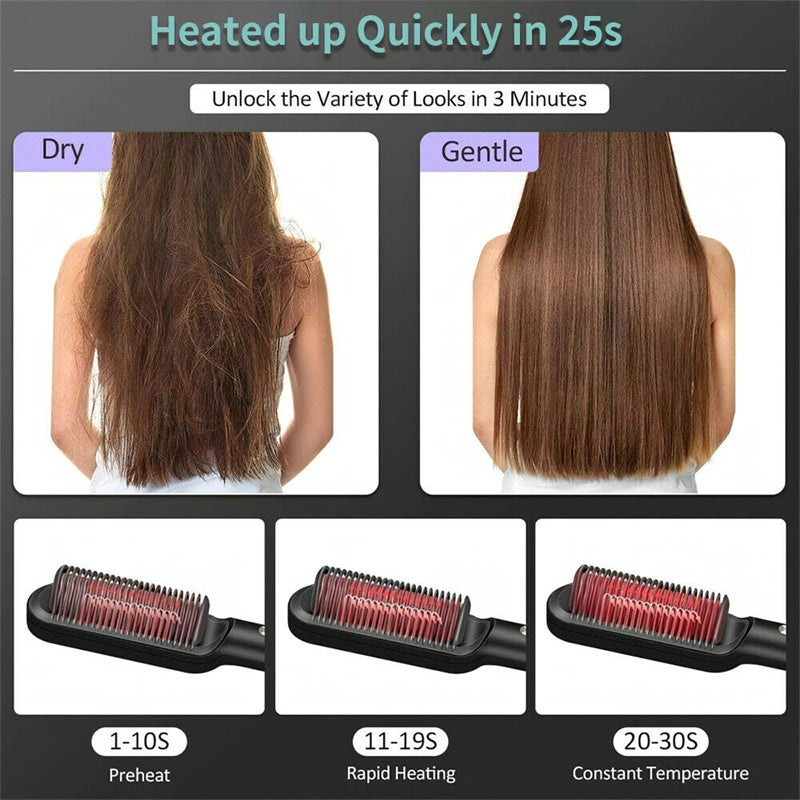 New 2 In 1 Hair Straightener and Curling Tong