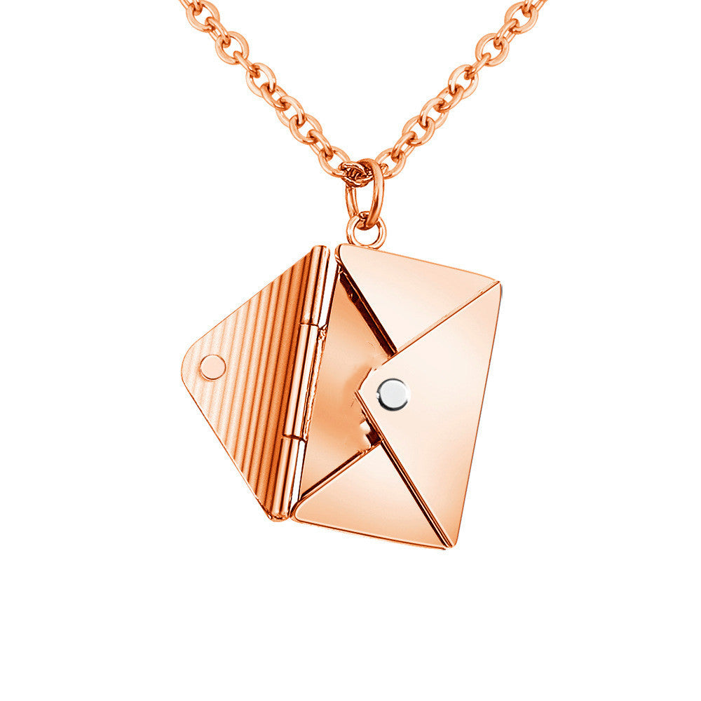 Envelope Lovers Necklace