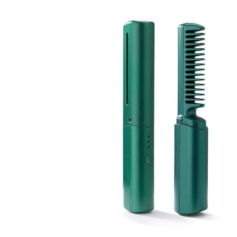 Wireless Hair Straightener and Curler Comb