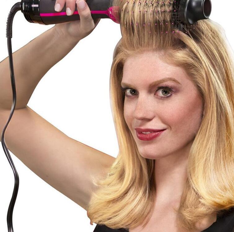 One-Step Electric Hair Dryer and Straightener