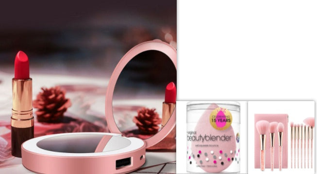 Portable Makeup Mirror with Light