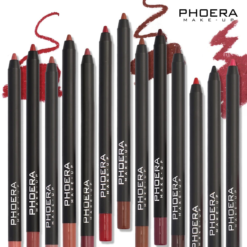 13 Colors Lipstick Fashion Portable Lip Liner Pencils Makeup Professional Waterproof Lipliner Lipstick Pencil Cosmetic Maquillma