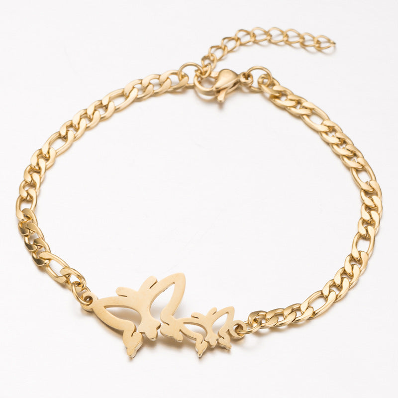 Gold Charm Bracelet for Women