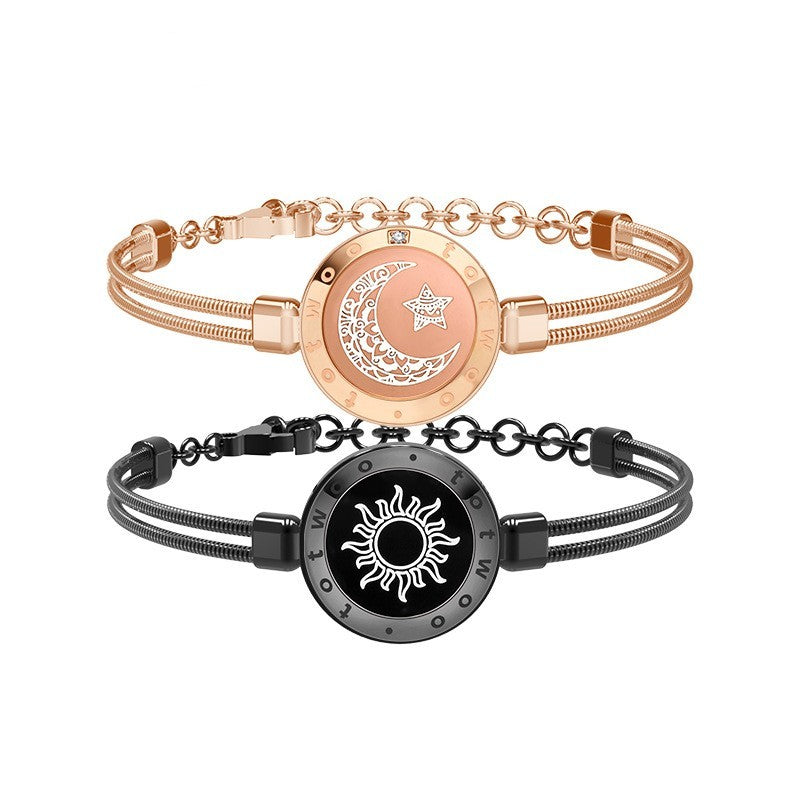 Sun-Moon Smart Sensing Couples Bracelet