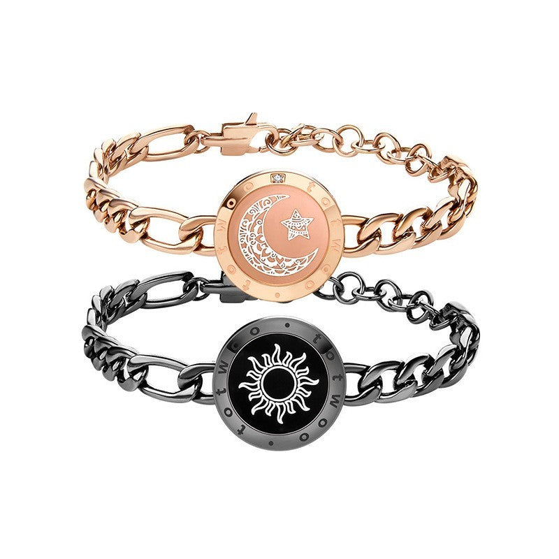 Sun-Moon Smart Sensing Couples Bracelet