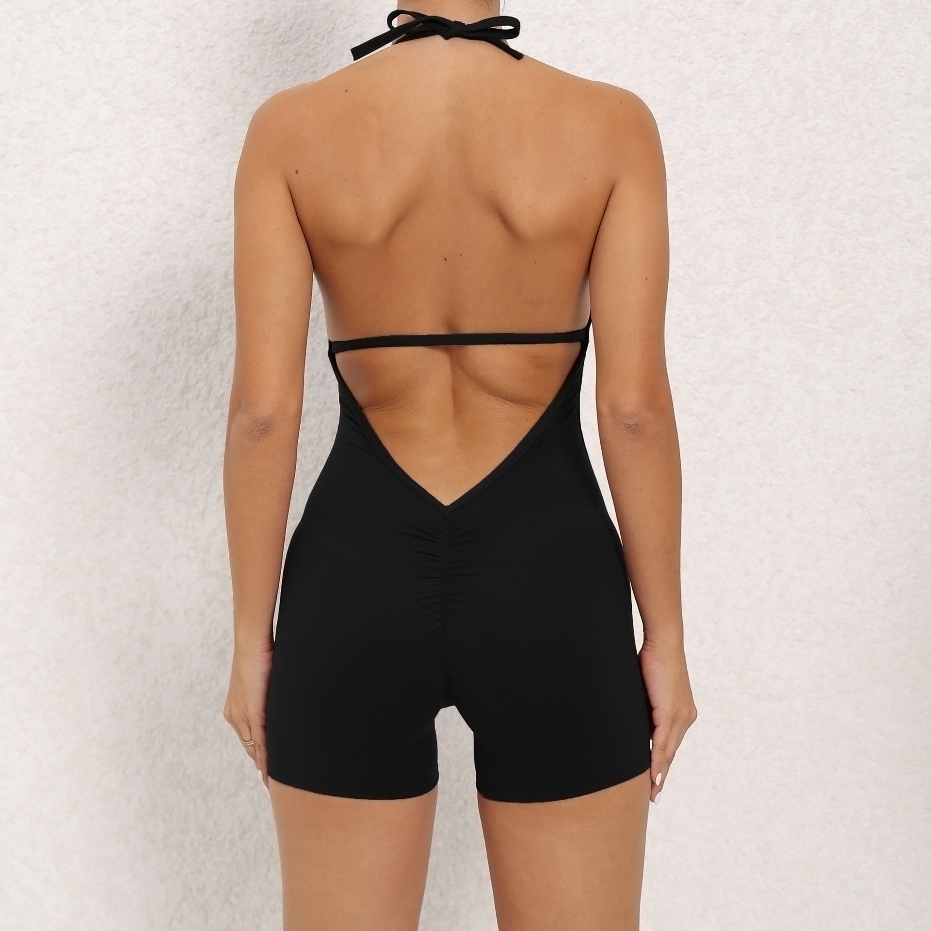 Yoga Pants Halter Jumpsuit