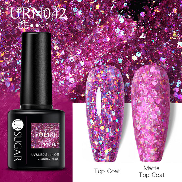 Glitter Gel Winter Nail Polish