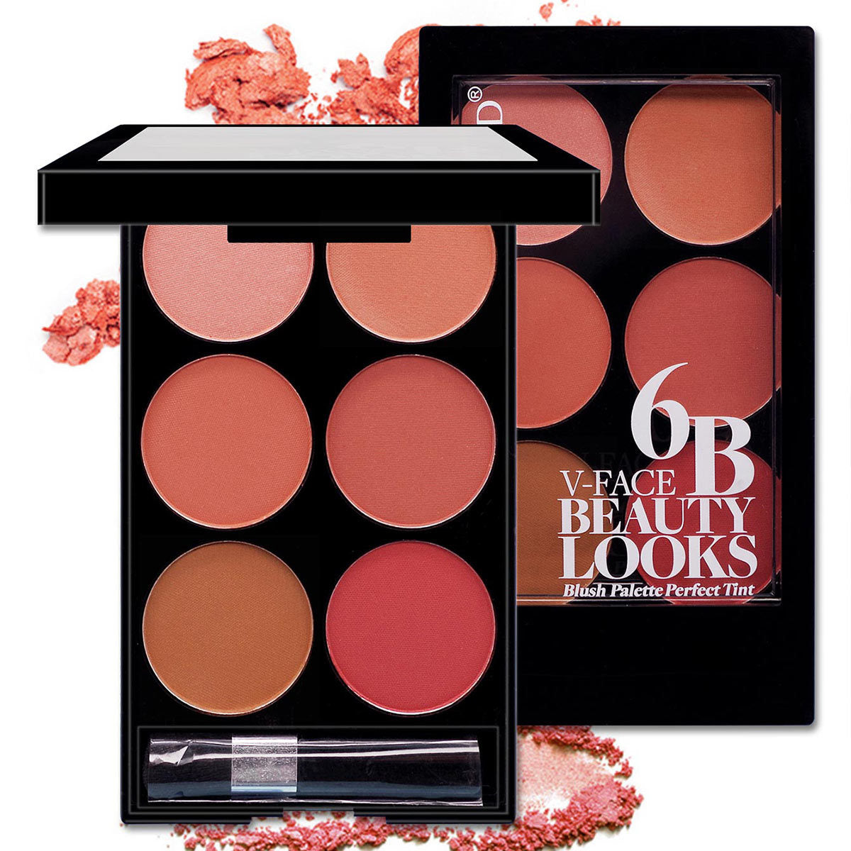 Multi-color Six-Color Blush