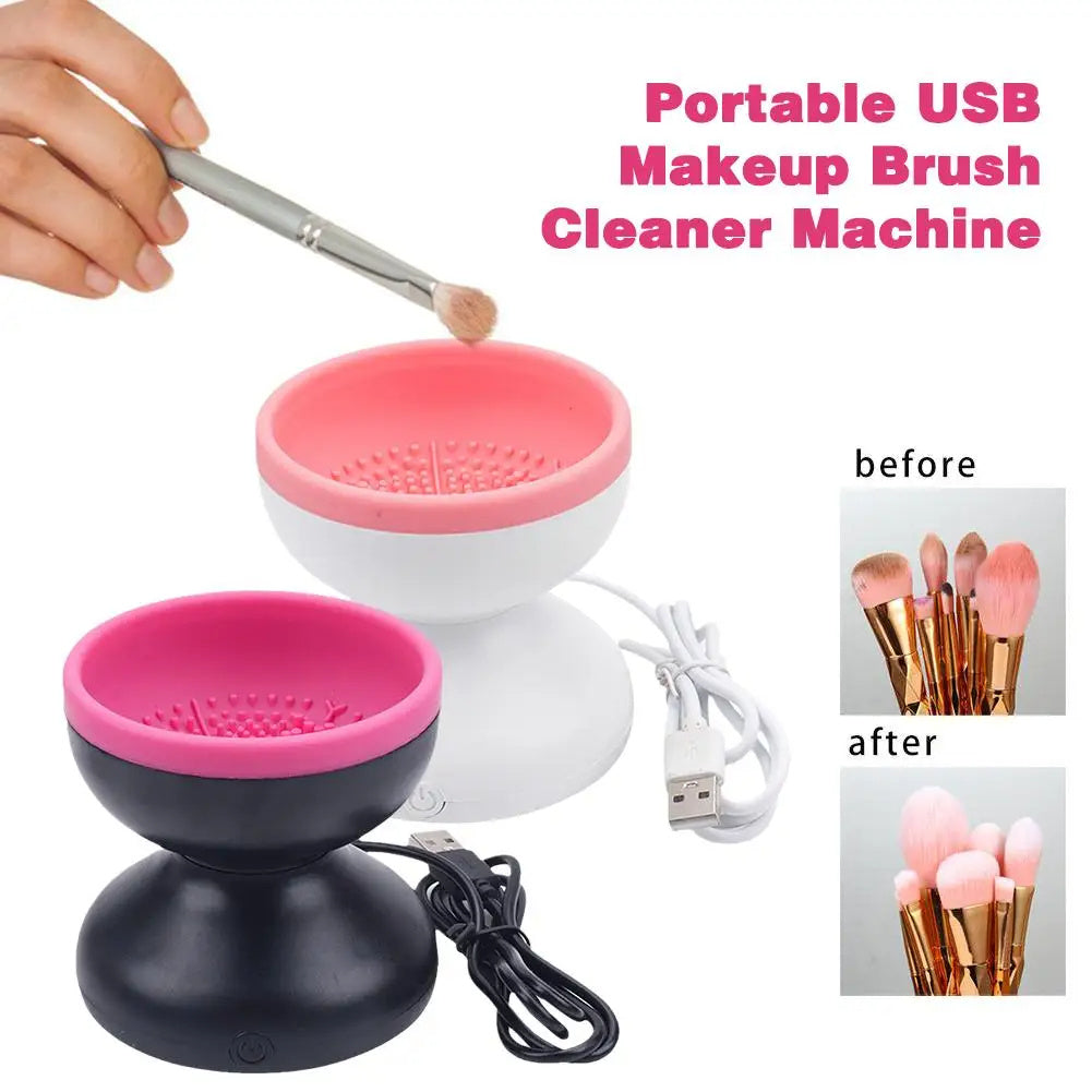 Electric Cosmetic Brush Cleaner with USB