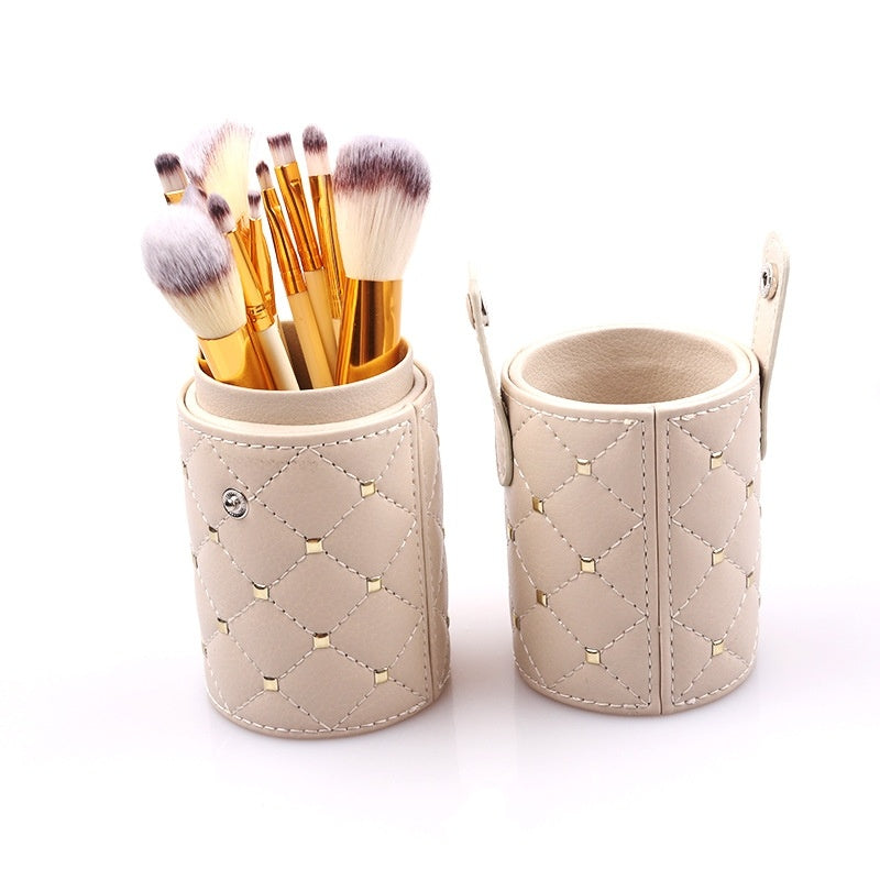 Makeup Brush Set with Buckets