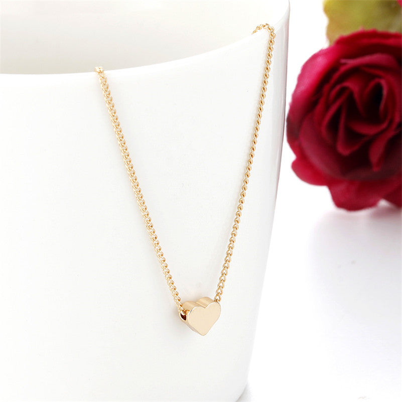 Gold Color Double-sided Love Pendant