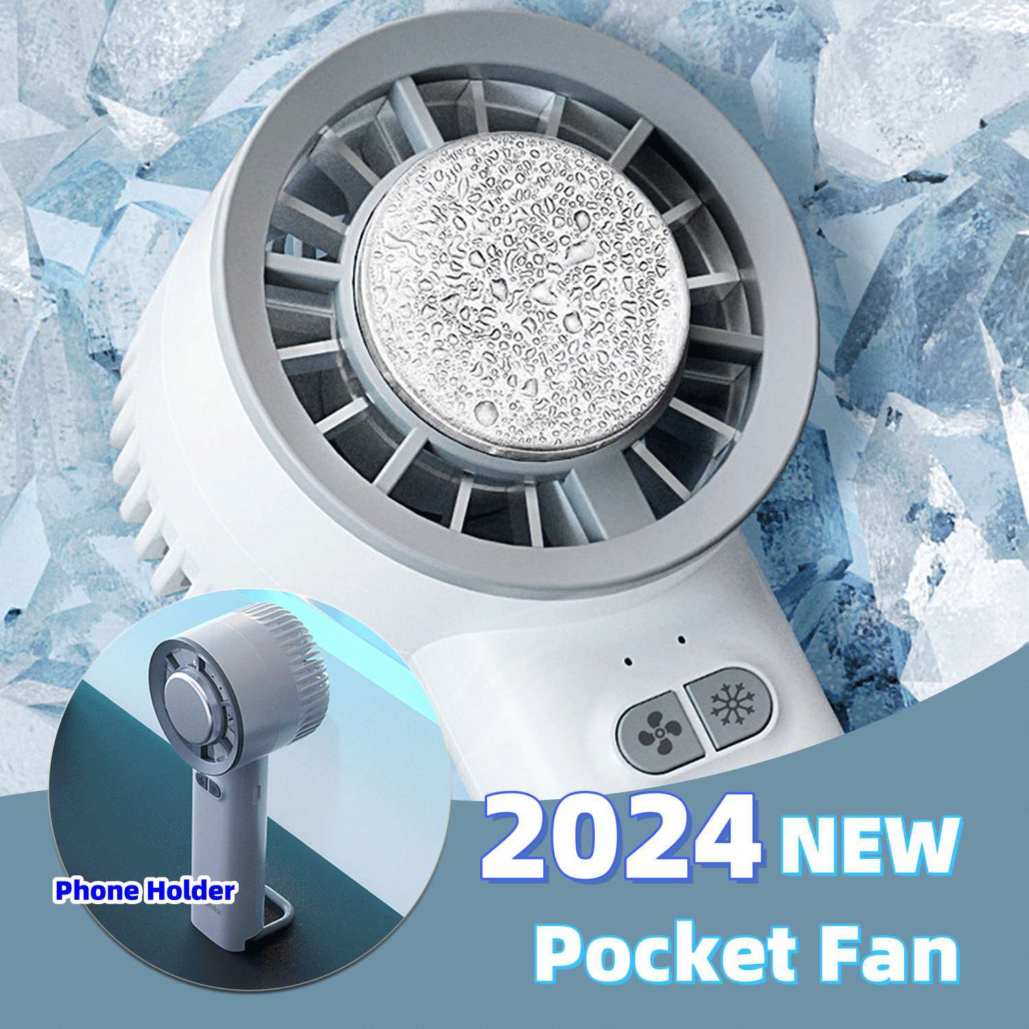 2024 Summer Handheld Turbo Jet Mini Fan