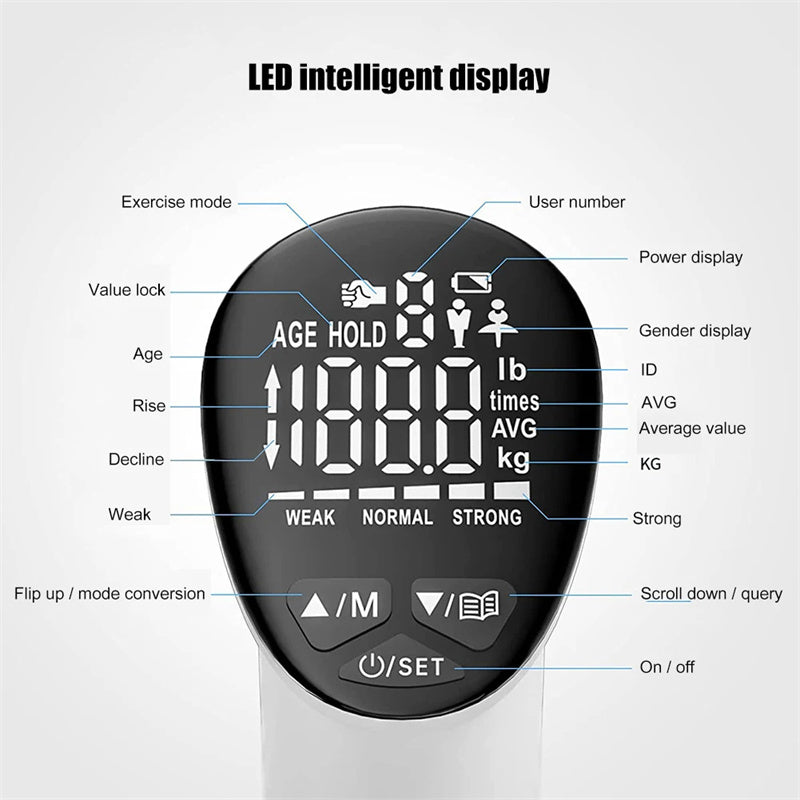 Digital Electric Hand Gripper and Strengthener Meter