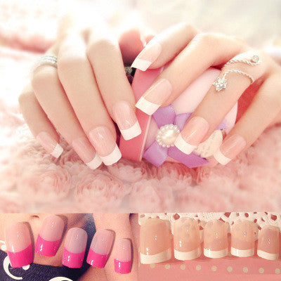 Long French Nails