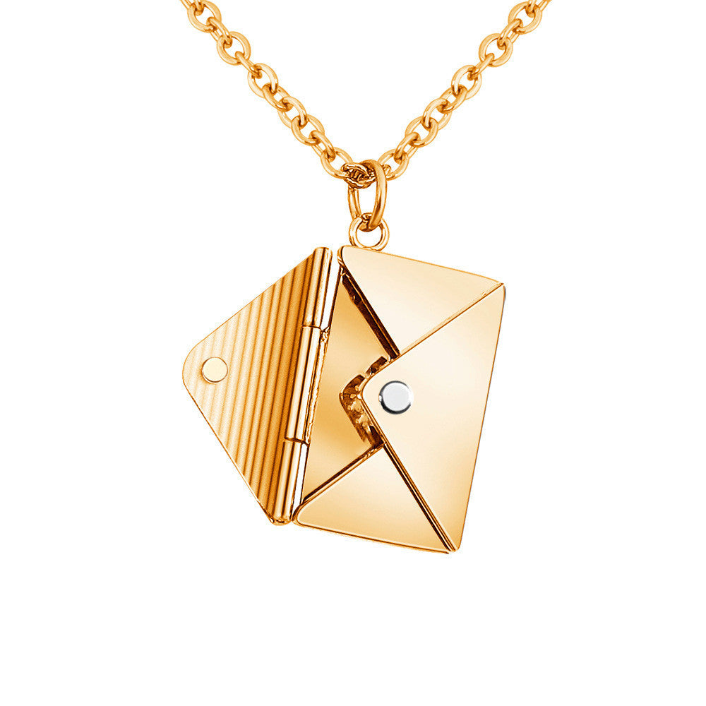 Envelope Lovers Necklace