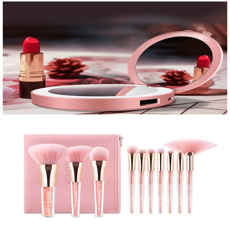 Portable Makeup Mirror with Light