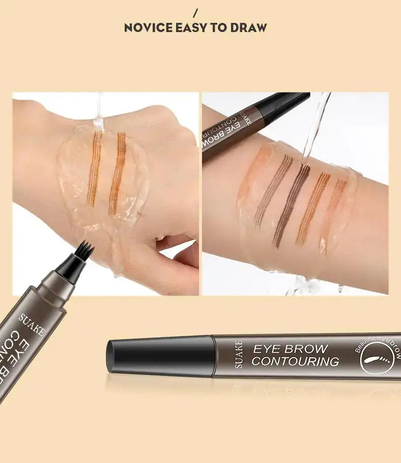 Water-resistant Microblading Eye Brow Pen