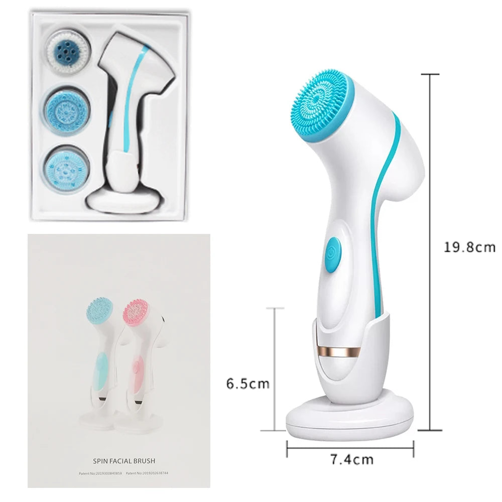 Facial Cleansing Brush for Deep Cleaning