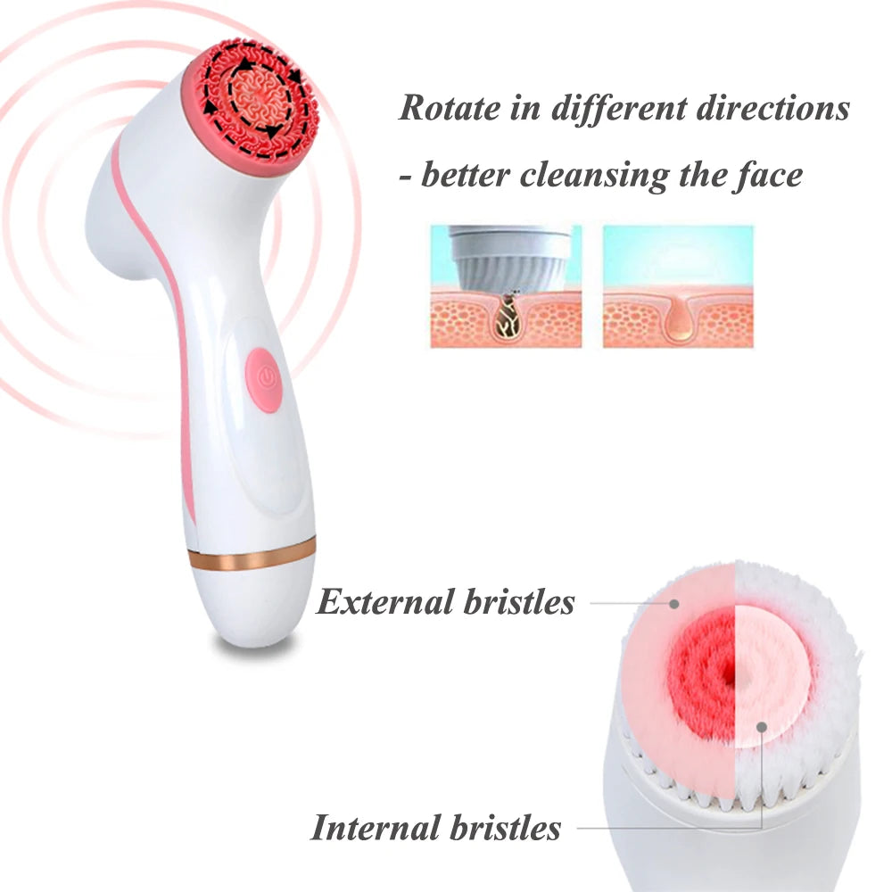 Facial Cleansing Brush for Deep Cleaning