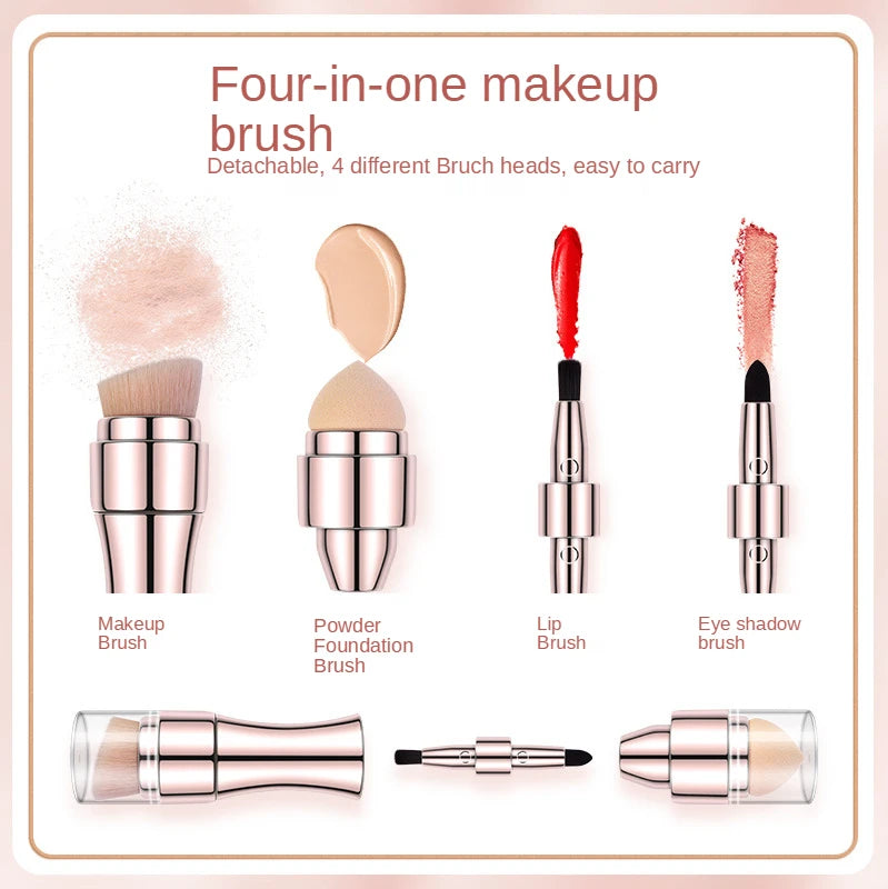 Four-in-One Multifunctional Makeup Brush