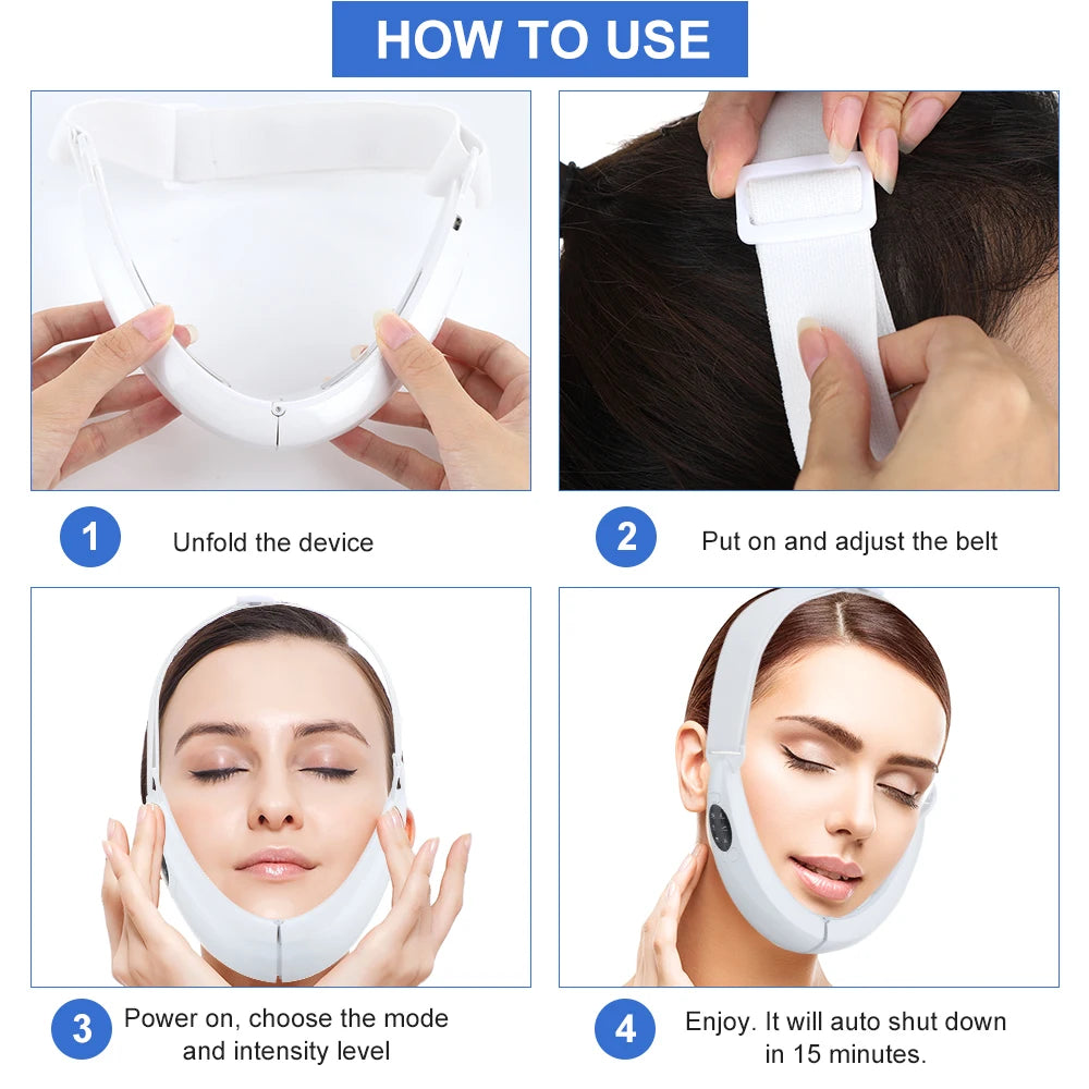 EMS Facial Massager with LED Photon Therapy