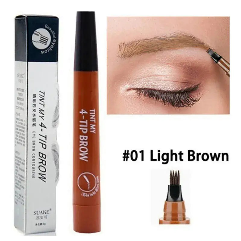 Water-resistant Microblading Eye Brow Pen