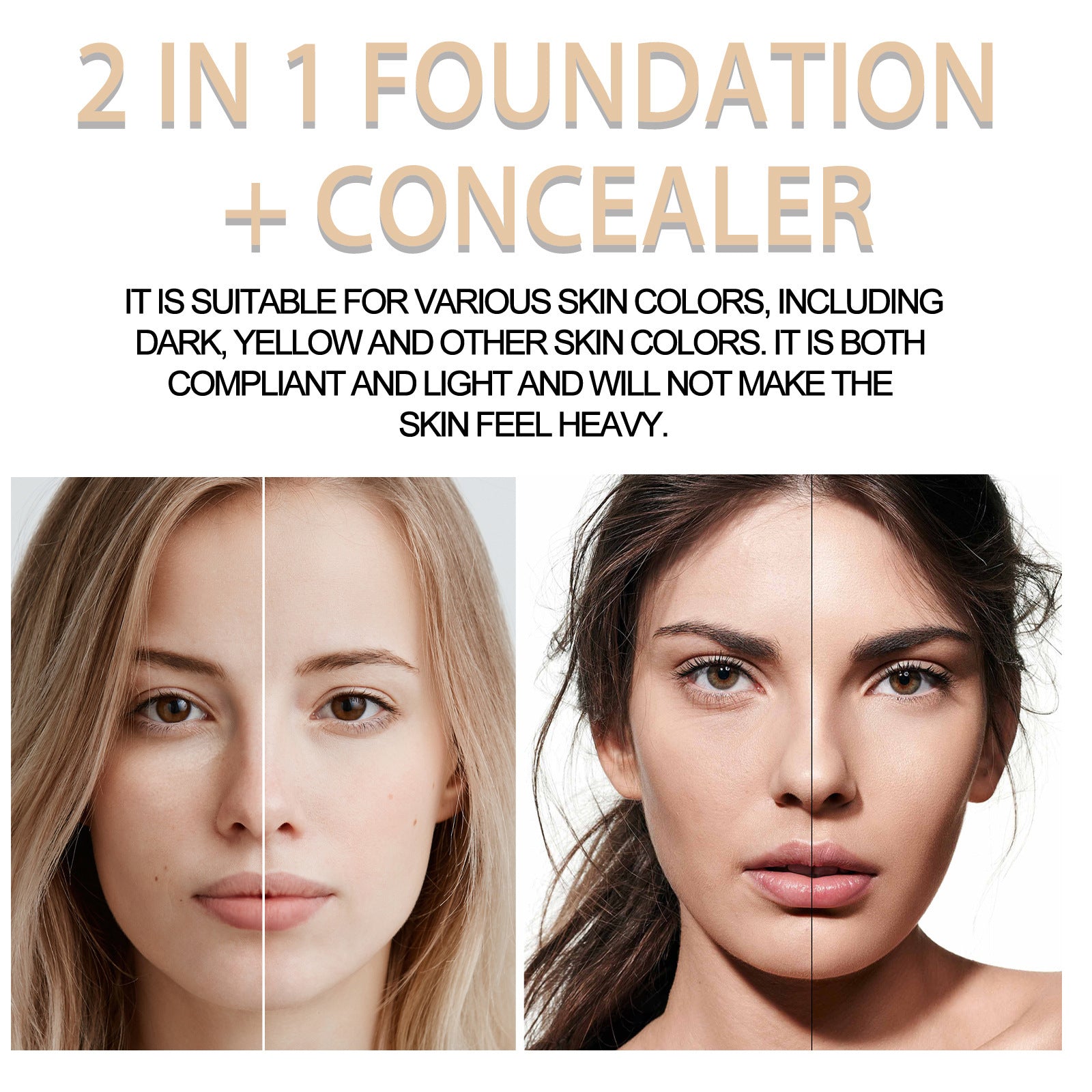 2 in 1 Foundation Concealer