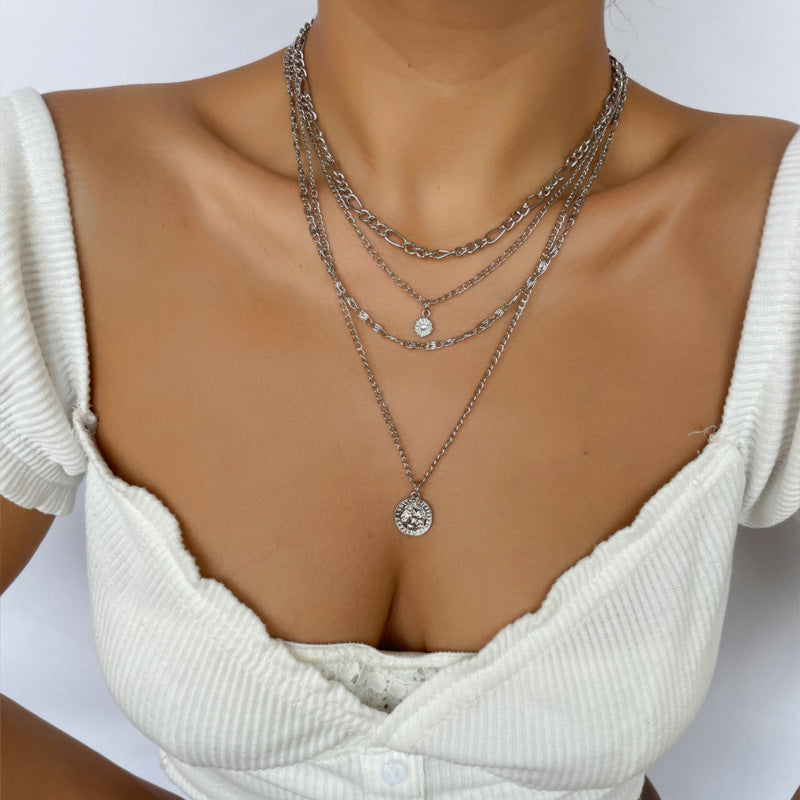 Layered Charm Necklace