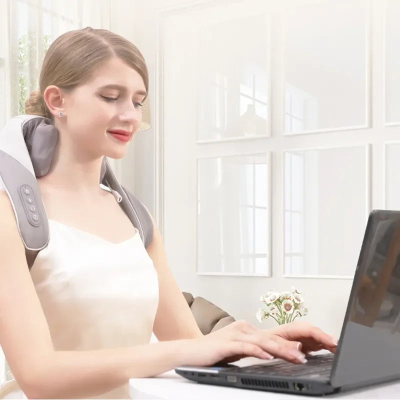 Wireless Electric Shiatsu Neck and Back Massager