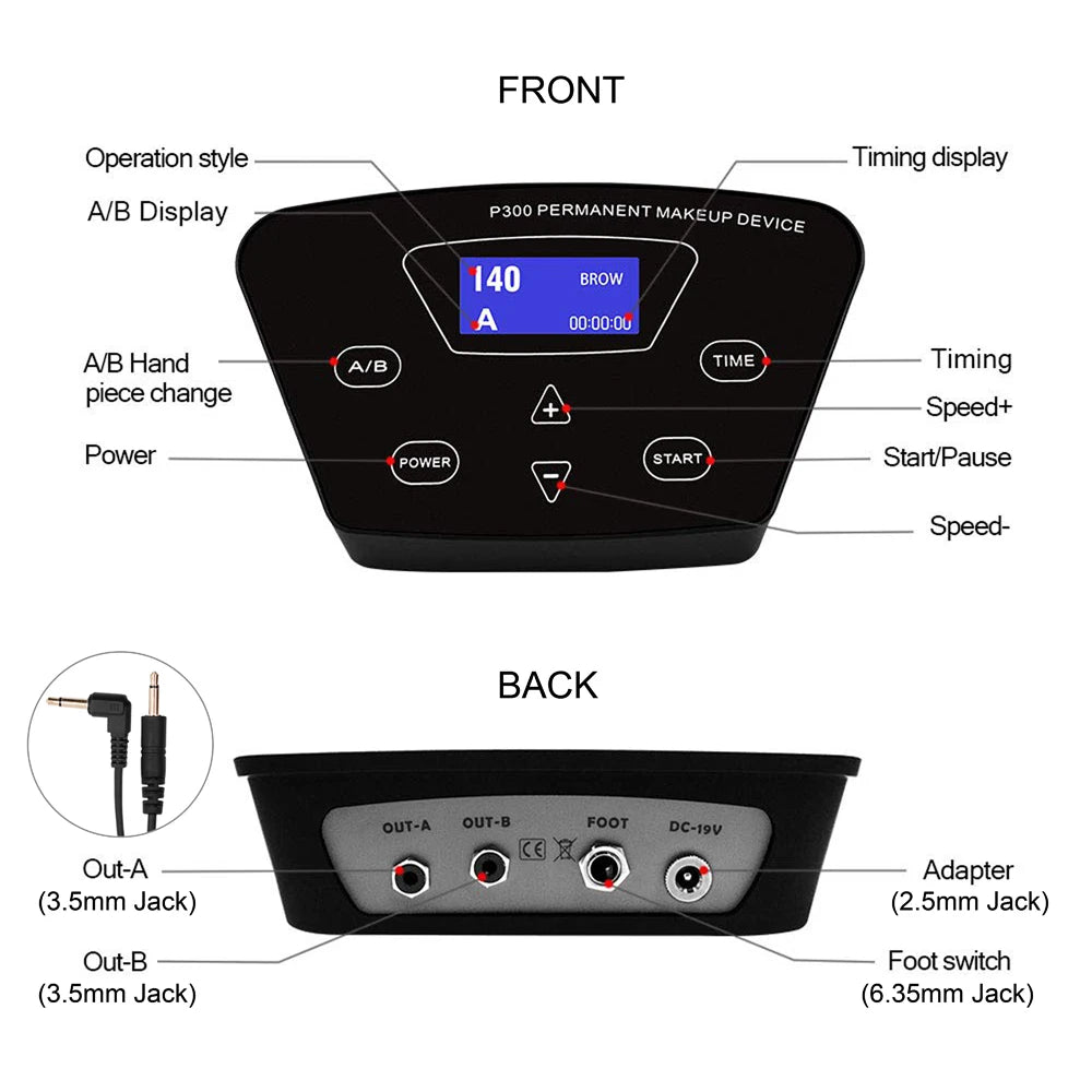 Professional P300 Permanent Tattoo Machine