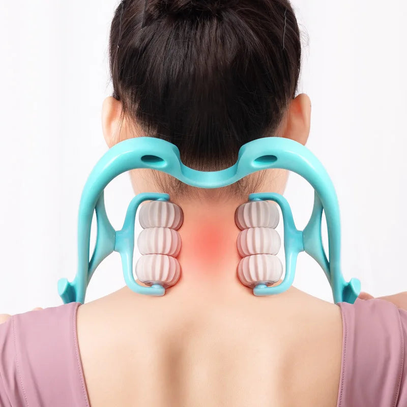 Multifunctional Six-Wheel-Neck-Massager