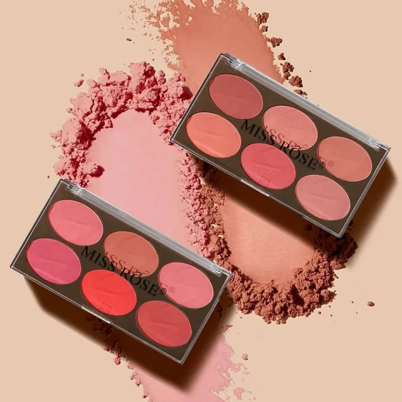 Six Color Powder Blusher